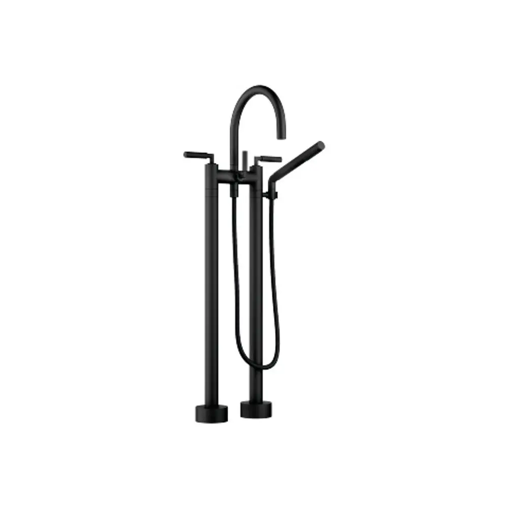 Dornbracht-TARA.-Wannen-Zweilochbatterie-Ausladung 220mm-schwarz matt, 25943882-33 Galeriebild 1